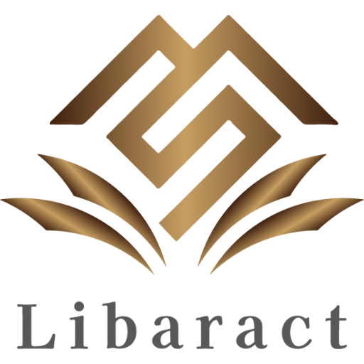 株式会社リバラクト ロゴ（ダイヤモンドと羽のモチーフ）